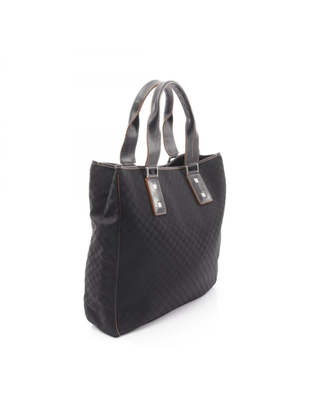 Celine Seri Tote Black Canvas Leather - Picture 2 of 9